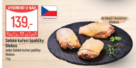 Selské kuřecí stehna marinovaná Globus