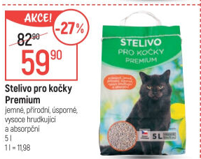 Stelivo pro kočky Premium Globus