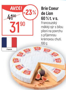 Sýr Brie Coeur de Lion