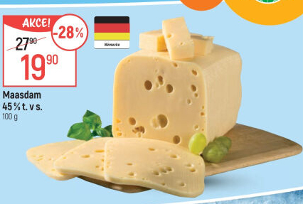 Sýr Maasdamer 45%