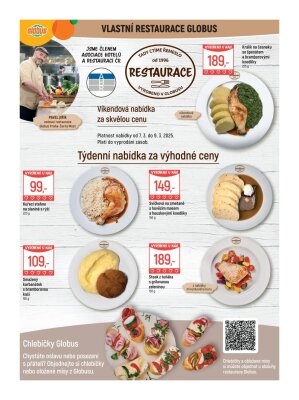 akční leták Globus 5.3.2025-11.3.2025