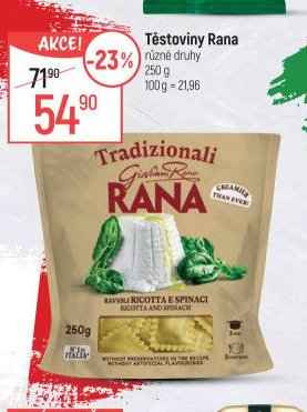Těstoviny Rana