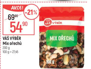 Mix ořechů Váš Výběr