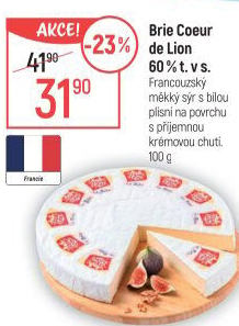 Sýr Brie Coeur de Lion
