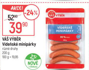 Vídeňské minipárky Váš Výběr