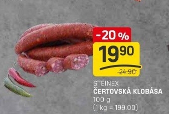 Čertovská klobása Steinex
