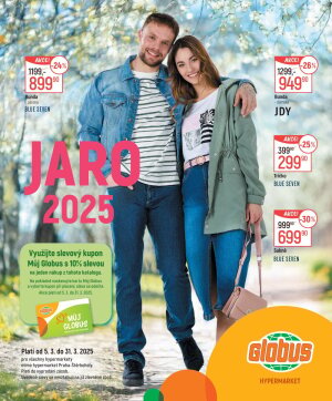 akční leták Globus 5.3.2025-31.3.2025
