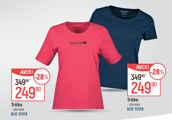 Dámské tričko Blue Seven