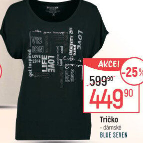 Dámské tričko Blue Seven