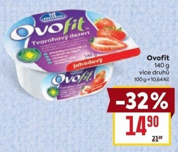 Dezert tvarohový Ovofit Milko