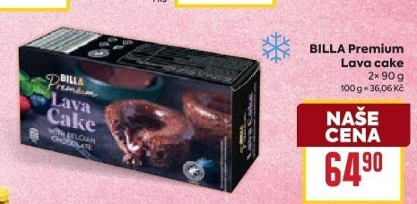 Lava Cake mražený Billa Premium