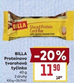 Proteinová tyčinka s tvarohem Billa