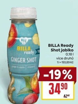 Šťáva Shot Billa Ready
