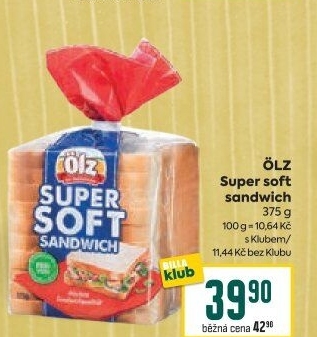Toustový chléb Sandwich Soft Ölz