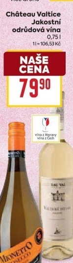 Vína Chateau Valtice