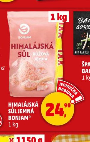 BONJAM HIMALÁJSKÁ SŮL RŮŽOVÁ JEMNÁ