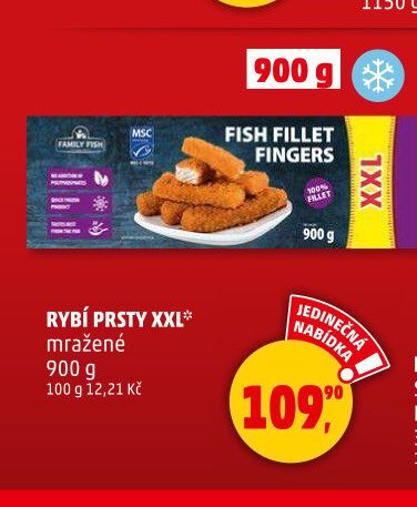 FAMILY FISH FISH FILLET FINGERS XXL