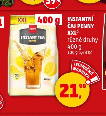 INSTANTNÍ ČAJ PENNY XXL