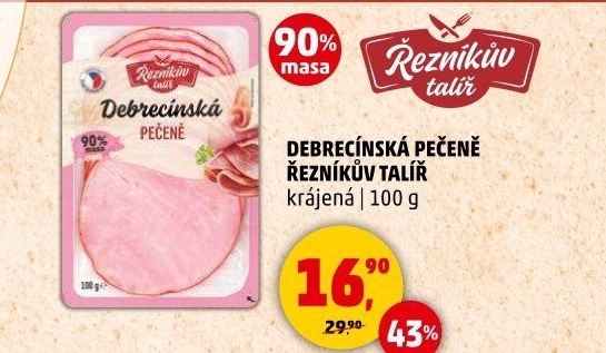 Debrecínská pečeně Řezníkův talíř