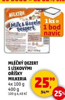 Dezert mléčný Milkeria