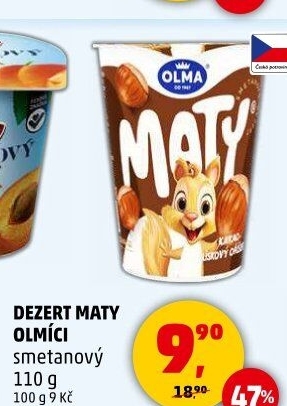 Dezert Olmíci Maty Olma