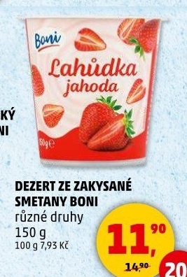 Dezert zakysaný Boni