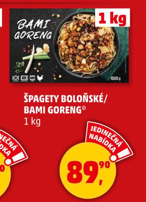 Hotové jídlo Bami Goreng
