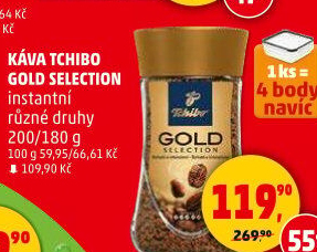 Instantní káva Tchibo Gold Selection
