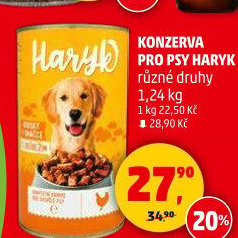 Konzerva pro psy Haryk
