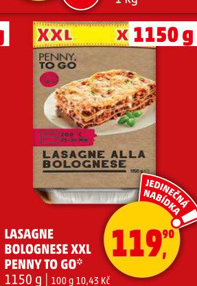 Lasagne alla Bolognese Penny To Go