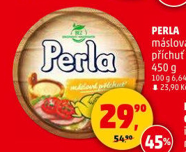 Margarín máslová příchuť Perla