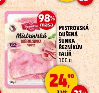 Mistrovská dušená šunka Řezníkův talíř