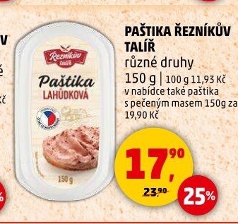 Paštika Řezníkův talíř
