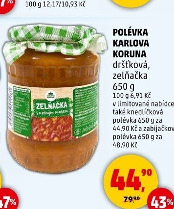 Polévka dršťková Karlova Koruna