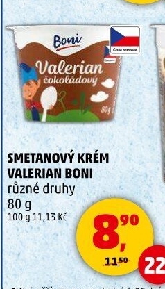Smetanový krém Valerian Boni