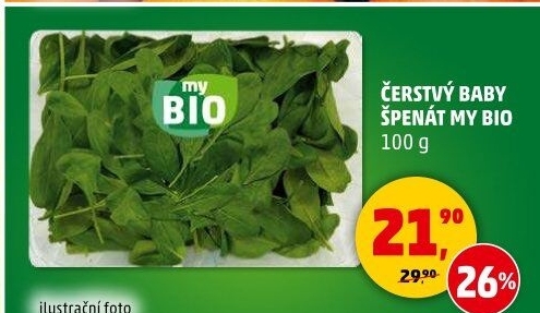 Špenát baby My BIO