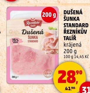 Šunka dušená standard Řezníkův talíř