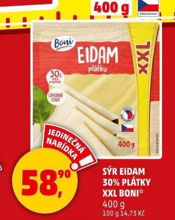 Sýr Eidam 30% Boni