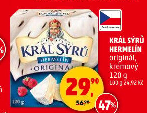 Sýr Hermelín Král sýrů