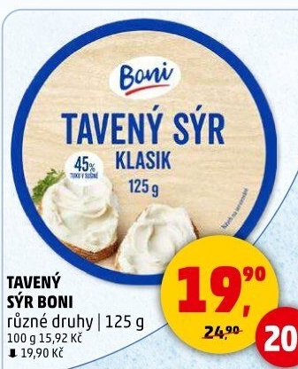 Sýr tavený Boni