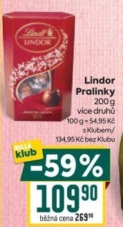 Bonboniéra Pralinky Lindor Lindt