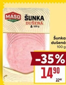 Dušená šunka standard Maso Příbram