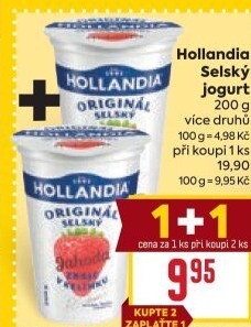 Ochucený jogurt selský Hollandia