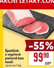 Špalíček z vepřové pečeně bez kosti