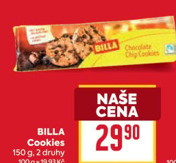 Sušenky Cookies Billa