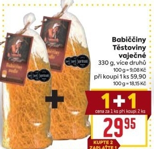 Těstoviny babiččiny Druid