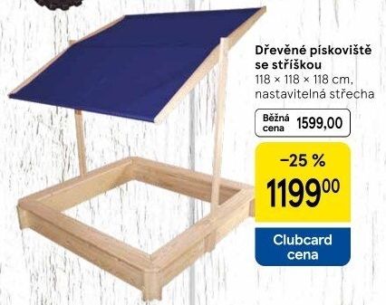 Dětské dřevěné pískoviště