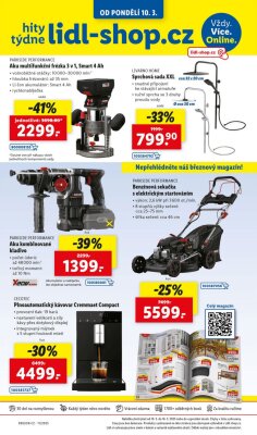 akční leták Lidl 10.3.2025-16.3.2025