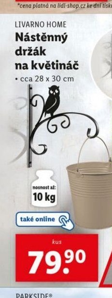 LIVARNO HOME Nástěnný držák na květináč