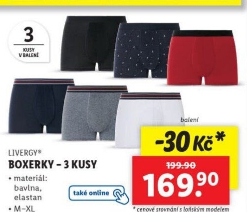Pánské boxerky Livergy